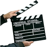 CIAK CINEMATOGRAFICO IN LEGNO CINEMA 27X30cm SET FILM SCENOGRAFIA PROFESSIONALE