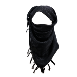 Sciarpa Del Deserto Unisex Foulard Kefiah NERO Versatile Pashmina Scialle Shemag Quadrata In Cotone 110cm Out048