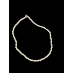 Collana Girocollo Finte Perle Di Colore Bianco Dimensione Delle Perline 5mm Misura Totale Collana 46cm Et195