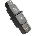 Chiave Esagonale Attrezzo Strumento per Ruote Moto Brugola Regolazione Assi Pneumatici Anteriori Mandrino Motociclo Anello Adattatore 17mm 22mm 24mm 19mm