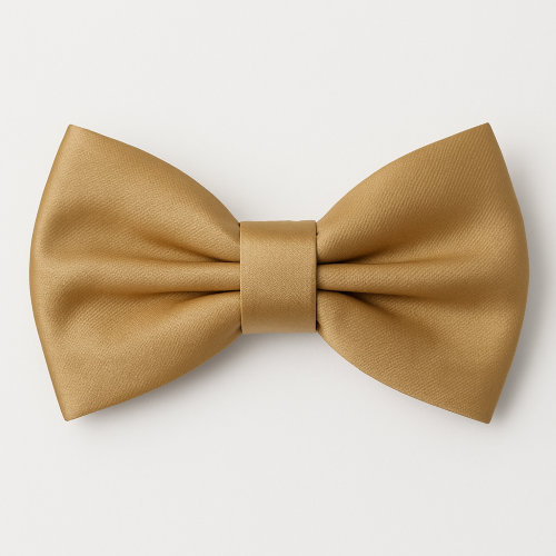 PAPILLON RASO SLIM SOTTILE CRAVATTINO FARFALLINO FARFALLA UOMO DONNA CHAMPAGNE