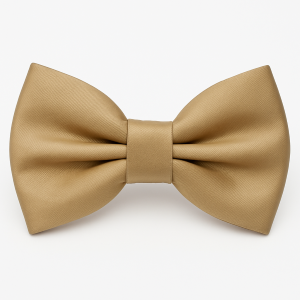 PAPILLON RASO SLIM SOTTILE CRAVATTINO FARFALLINO FARFALLA UOMO DONNA CHAMPAGNE