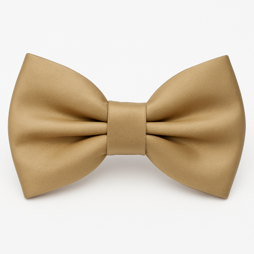 PAPILLON RASO SLIM SOTTILE CRAVATTINO FARFALLINO FARFALLA UOMO DONNA CHAMPAGNE