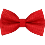 Papillon Uomo ROSSO Elegante in Microfibra Jacquard – Già Annodato e Regolabile