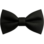 Papillon Uomo NERO Elegante in Microfibra Jacquard – Già Annodato e Regolabile