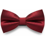 Papillon Uomo GRANATA Elegante in Microfibra Jacquard – Già Annodato e Regolabile