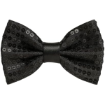 PAPILLON RASO SLIM SOTTILE CRAVATTINO FARFALLINO FARFALLA UOMO DONNA Nero con texture Puntinata Brillante