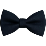 Papillon Uomo Blu SCURO Elegante in Microfibra Jacquard – Già Annodato e Regolabile