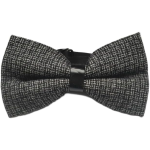 Papillon Uomo in Tweed Grigio Antracite SLIM SOTTILE CRAVATTINO FARFALLINO FARFALLA UOMO DONNA Vintage